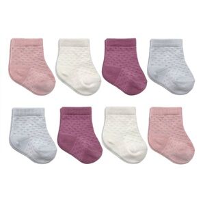 Carter’s Just One You Baby Girl 8 Pack Pointelle Socks 0-3 Month
